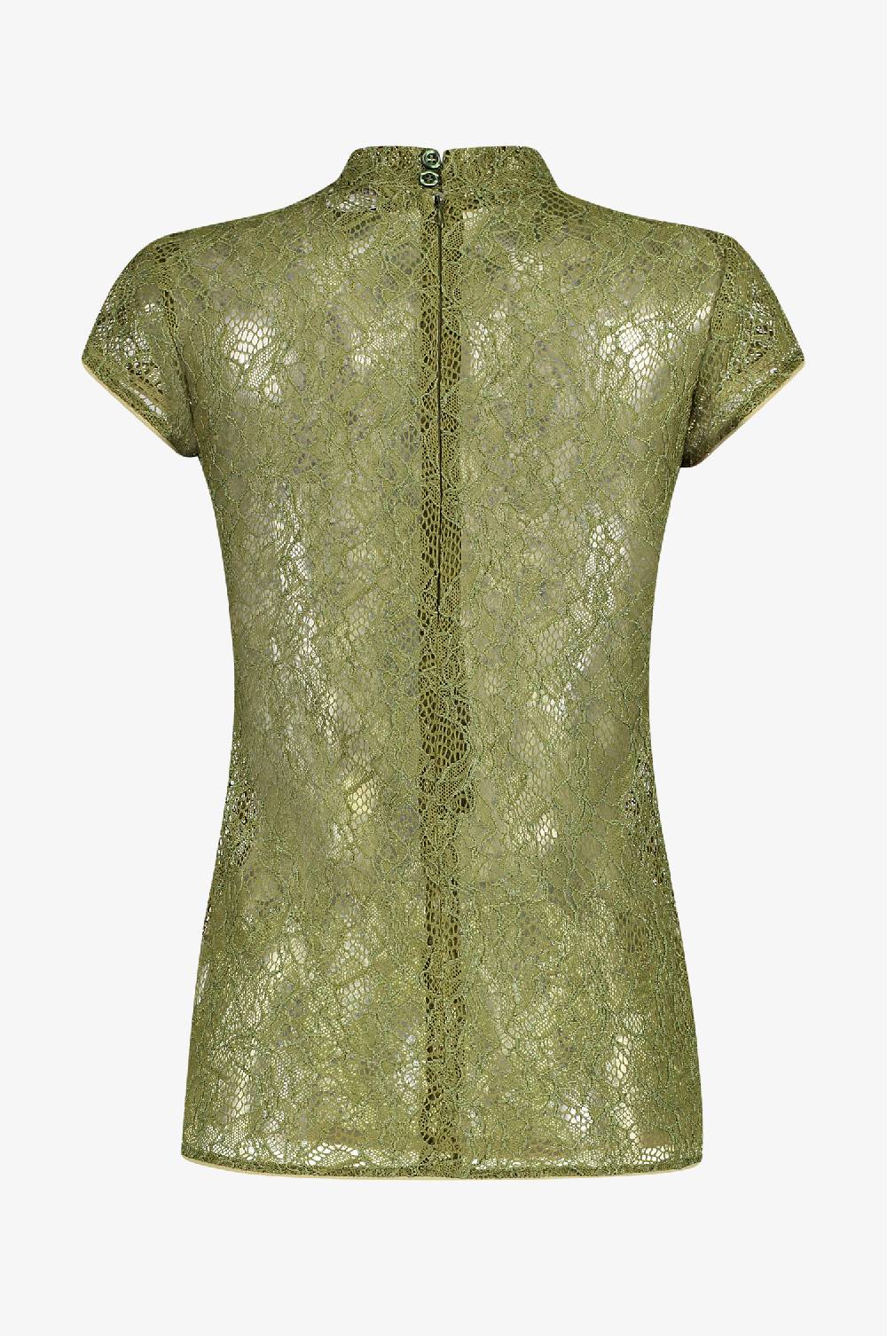 Kinga Mathe Top Charlotte In Olive