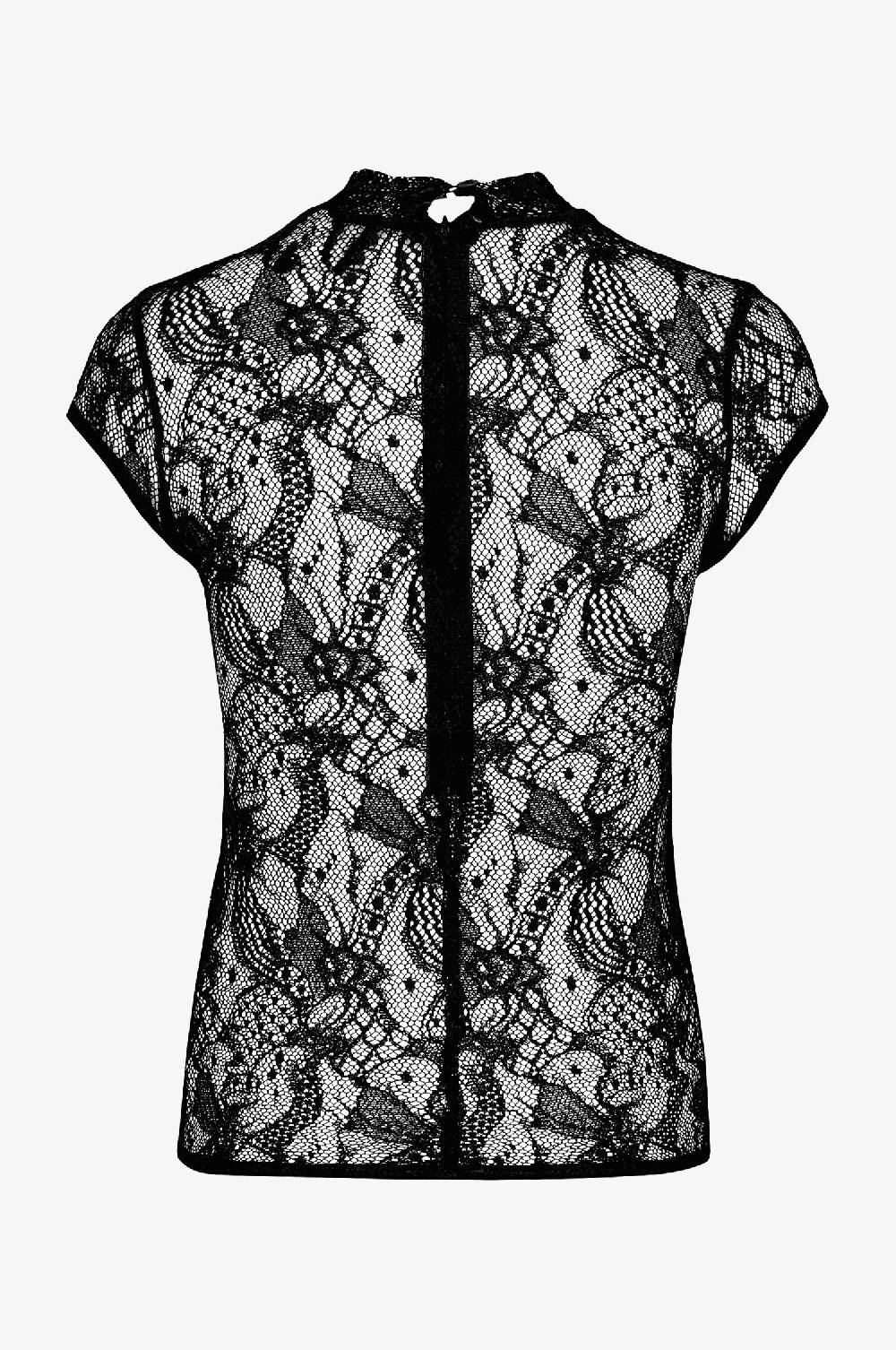 Kinga Mathe Top Charlotte In Schwarz