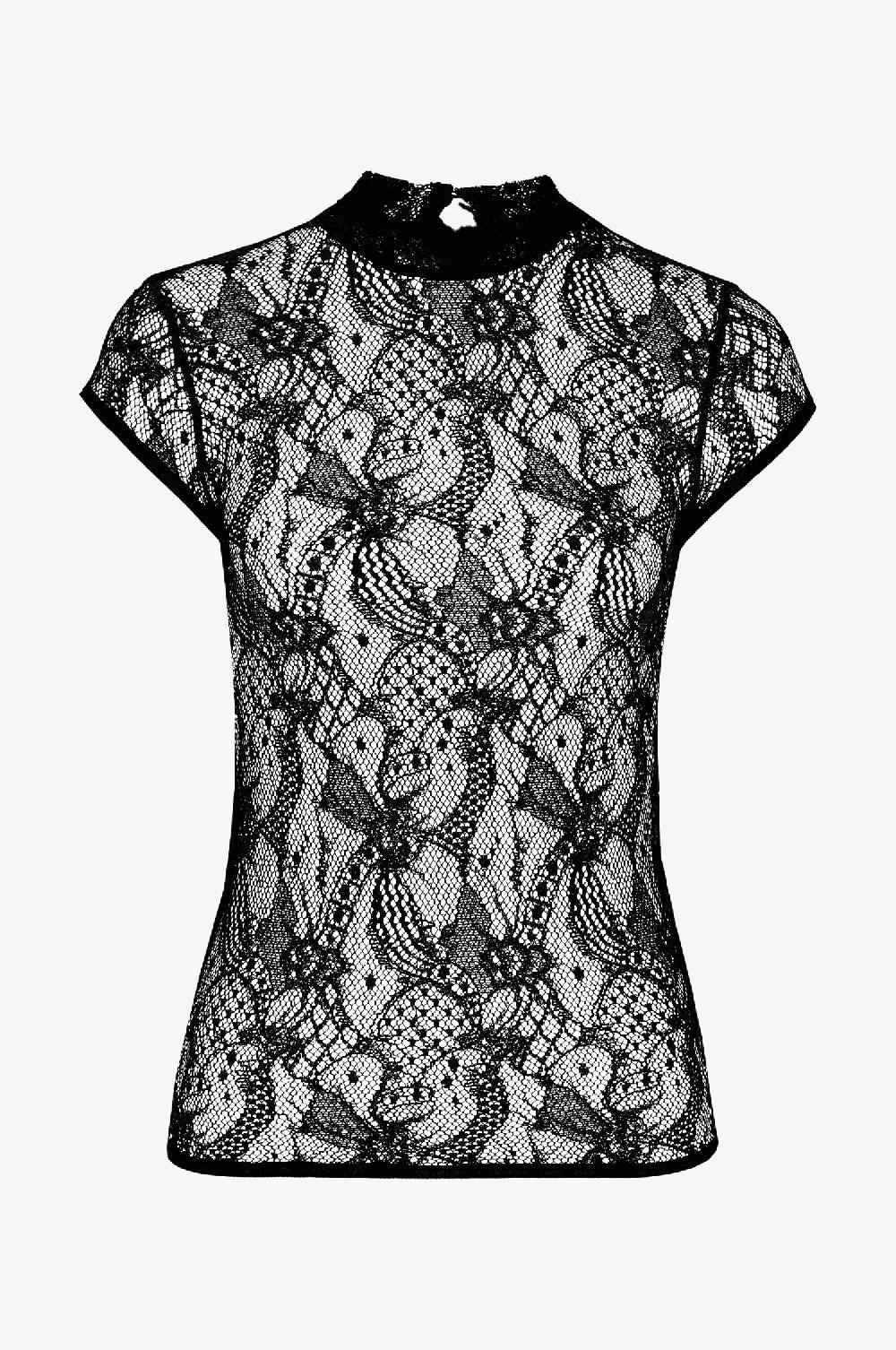 Kinga Mathe Top Charlotte in Schwarz