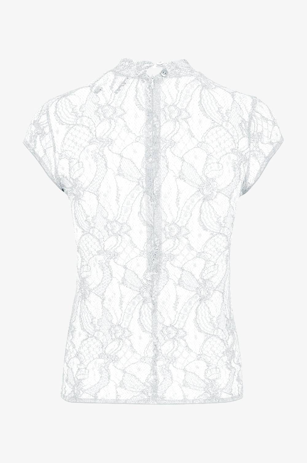 Kinga Mathe Top Charlotte In Weiß