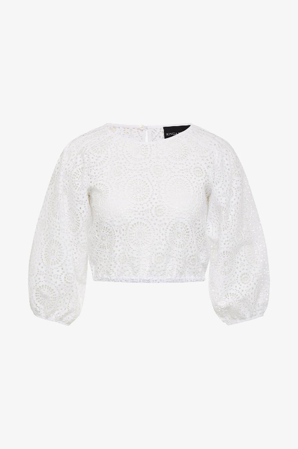 Kinga Mathe Top Kinga in Weiß