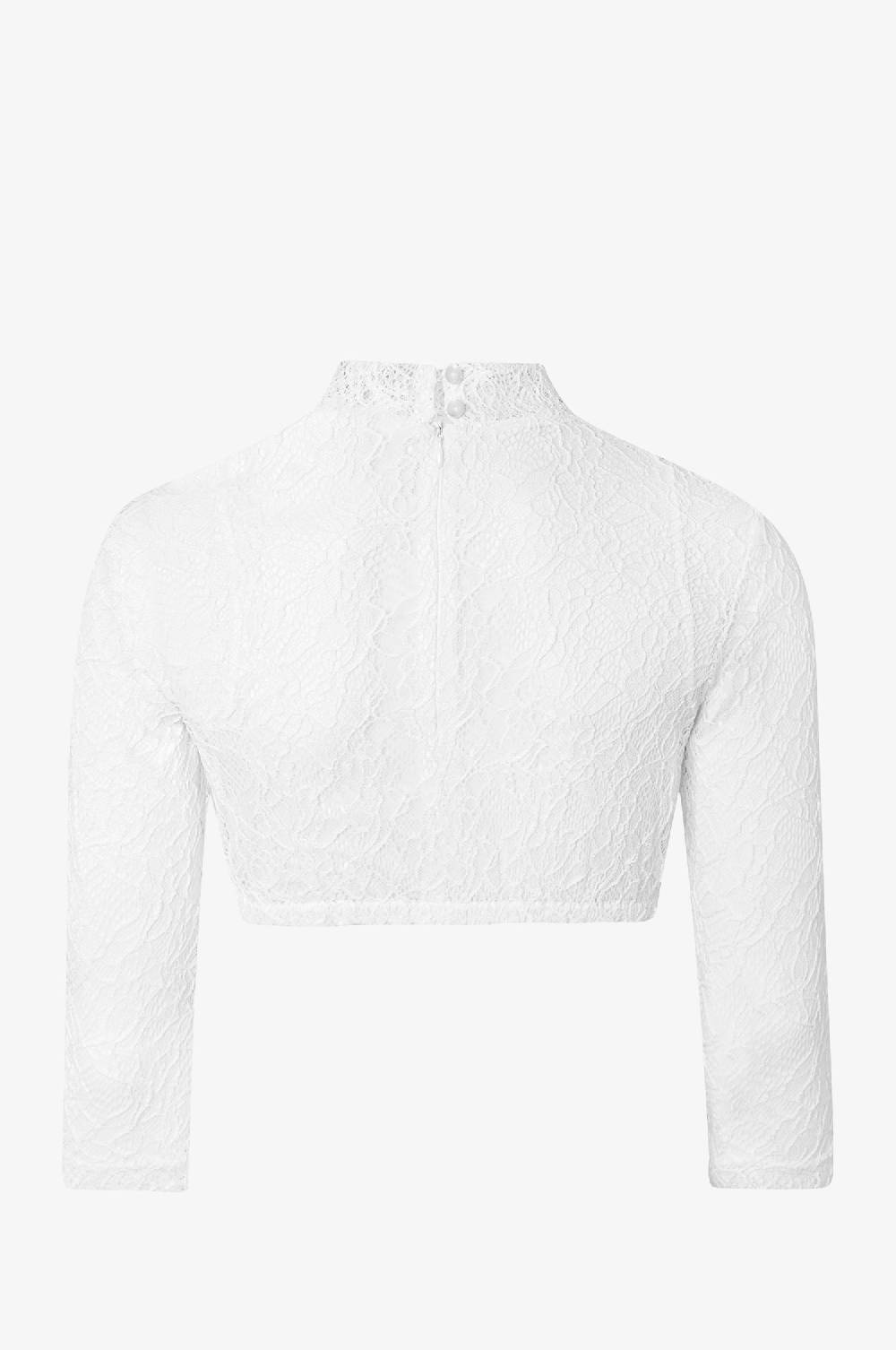 Kinga Mathe Top Liliana Feine Spitze In Weiß