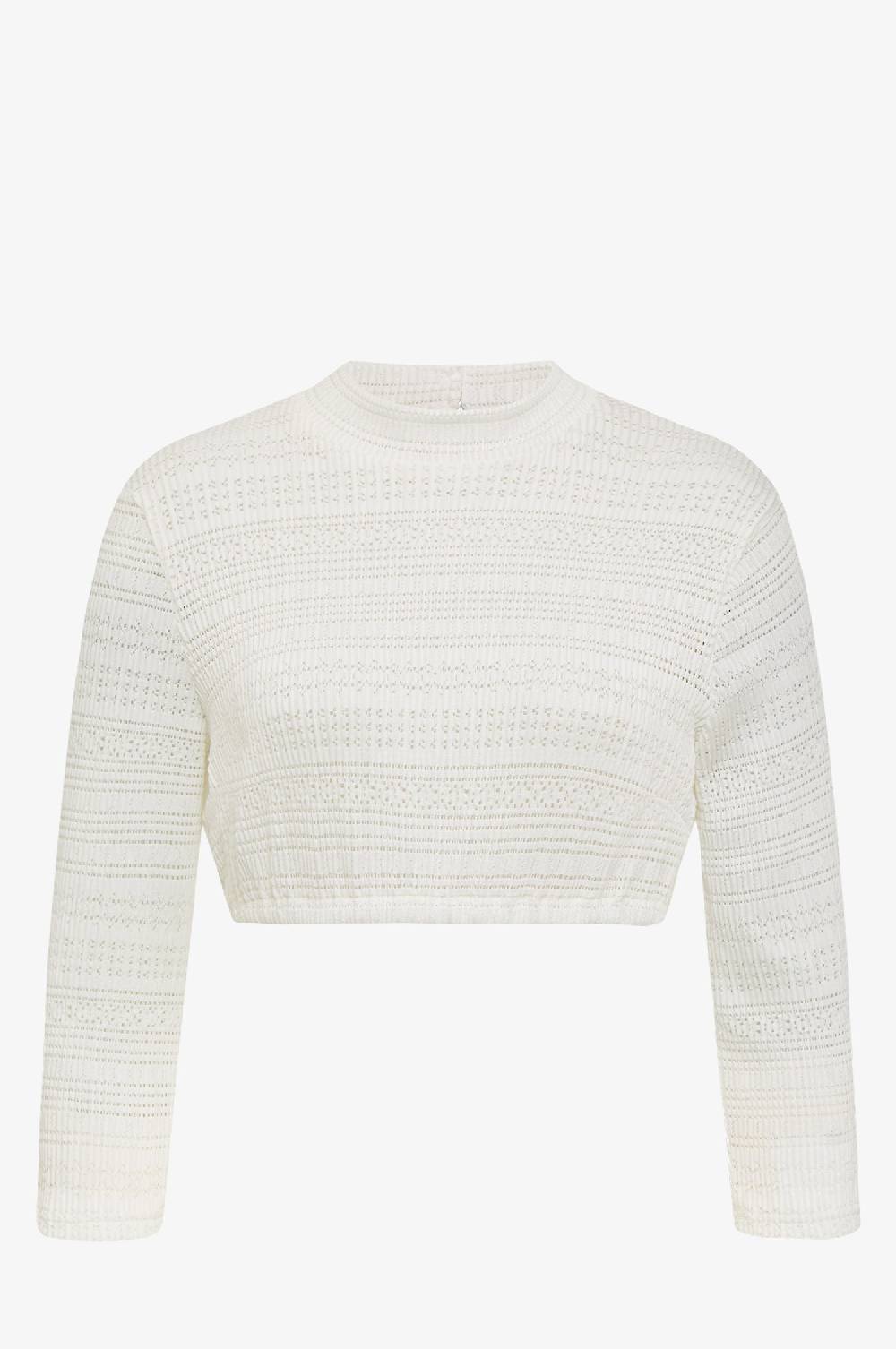 Kinga Mathe Top Liliana in Ivory