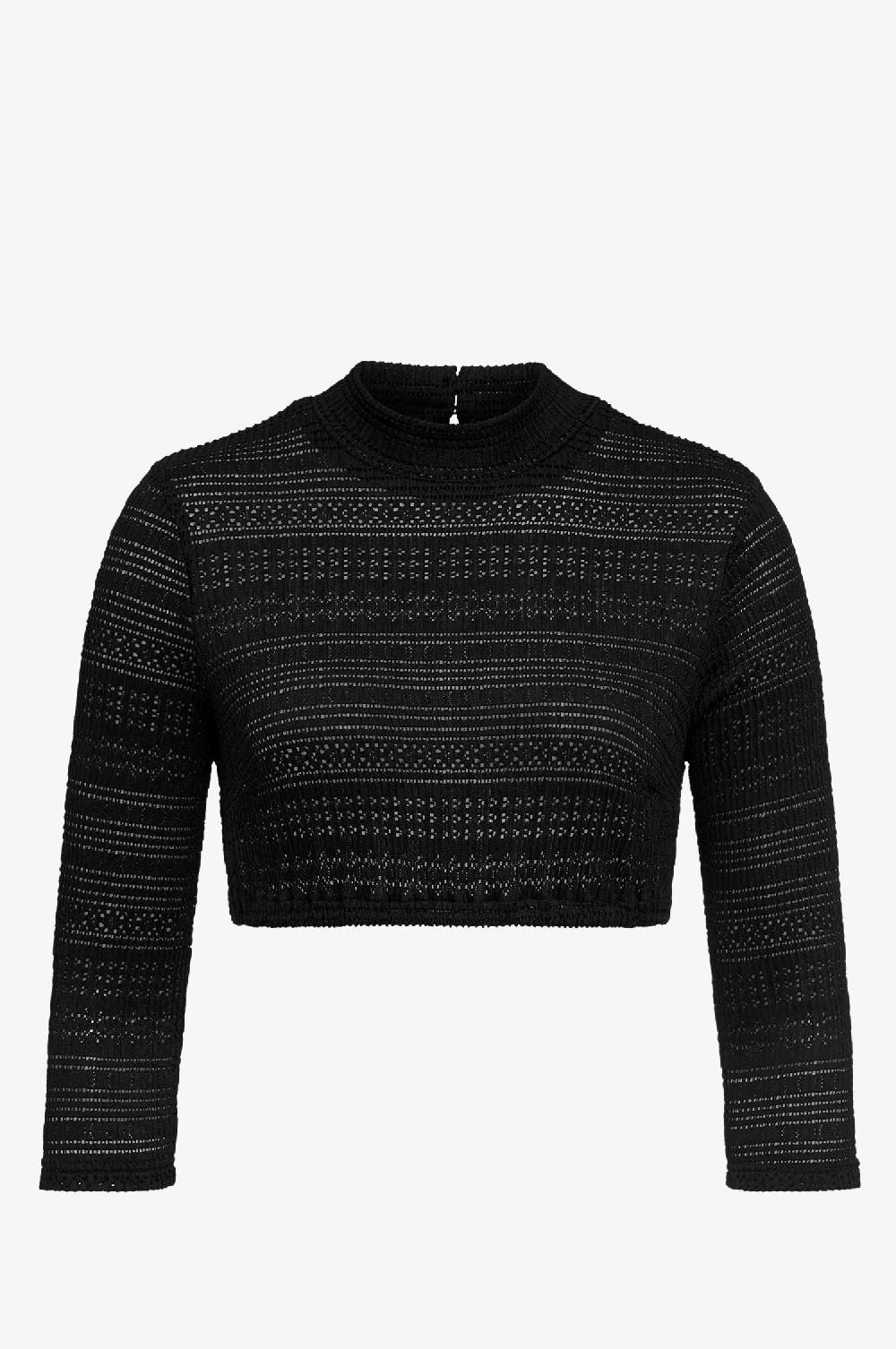 Kinga Mathe Top Liliana in Schwarz