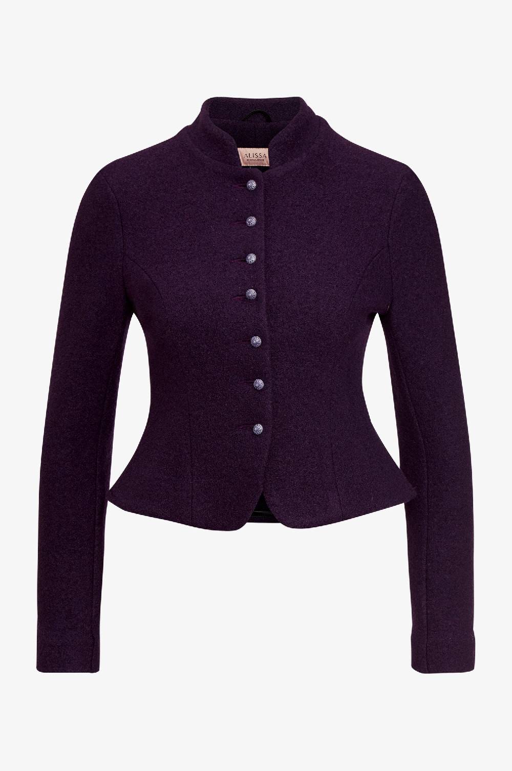 Kinga Mathe Trachtenjacke Mila in Aubergine