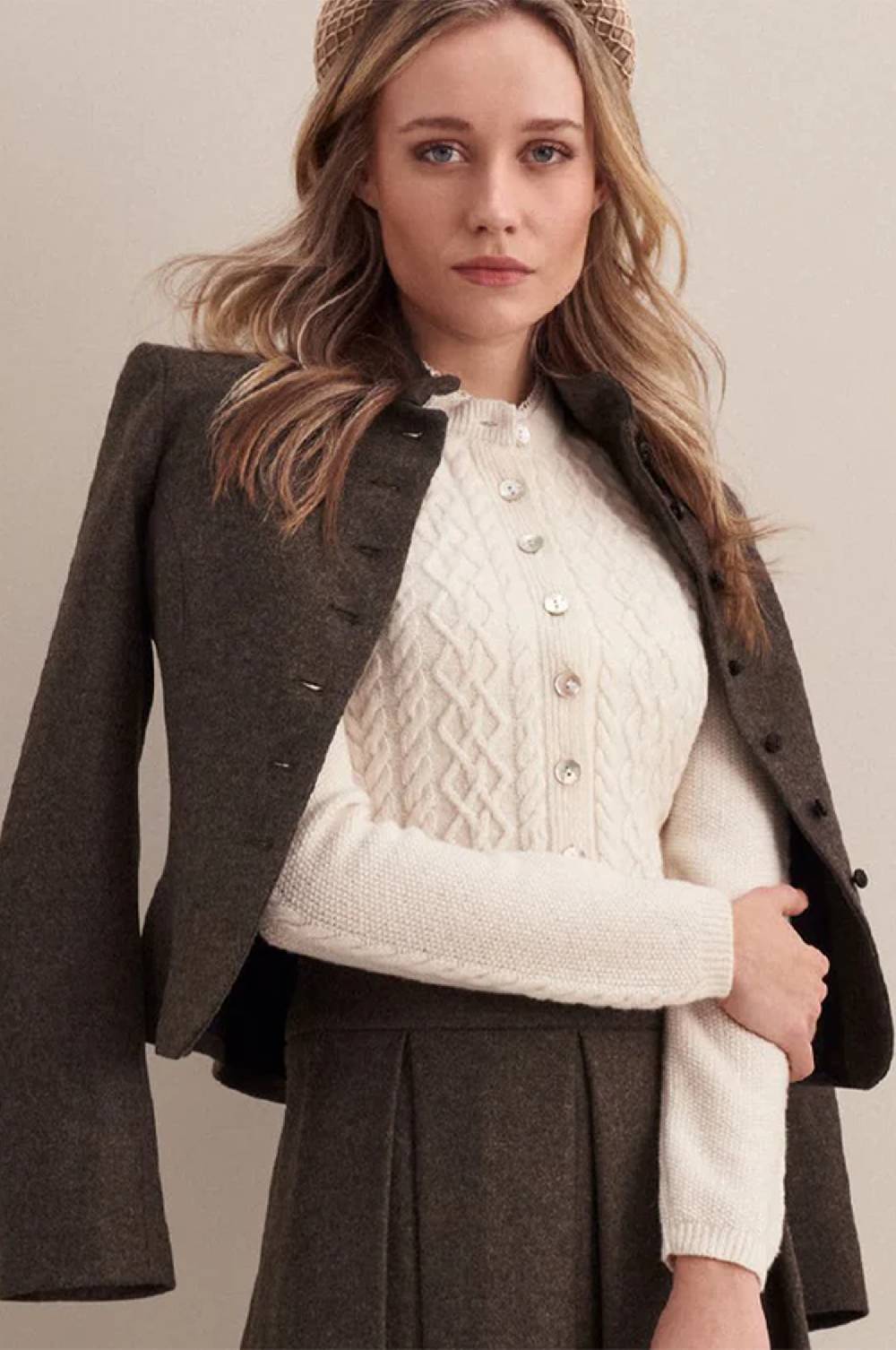 Kinga Mathe Trachtenjacke Mila In Taupe