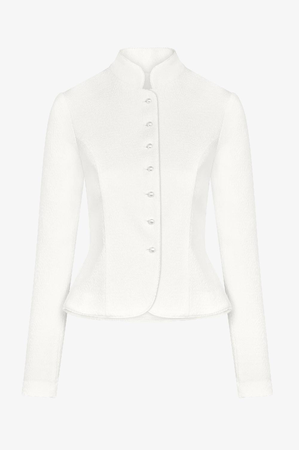 Kinga Mathe Trachtenjacke Mila in Weiß