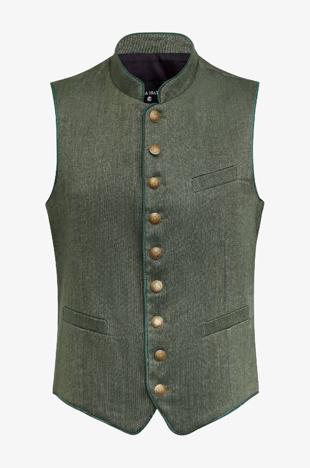 Kinga Mathe Trachtenweste Nick in Olive