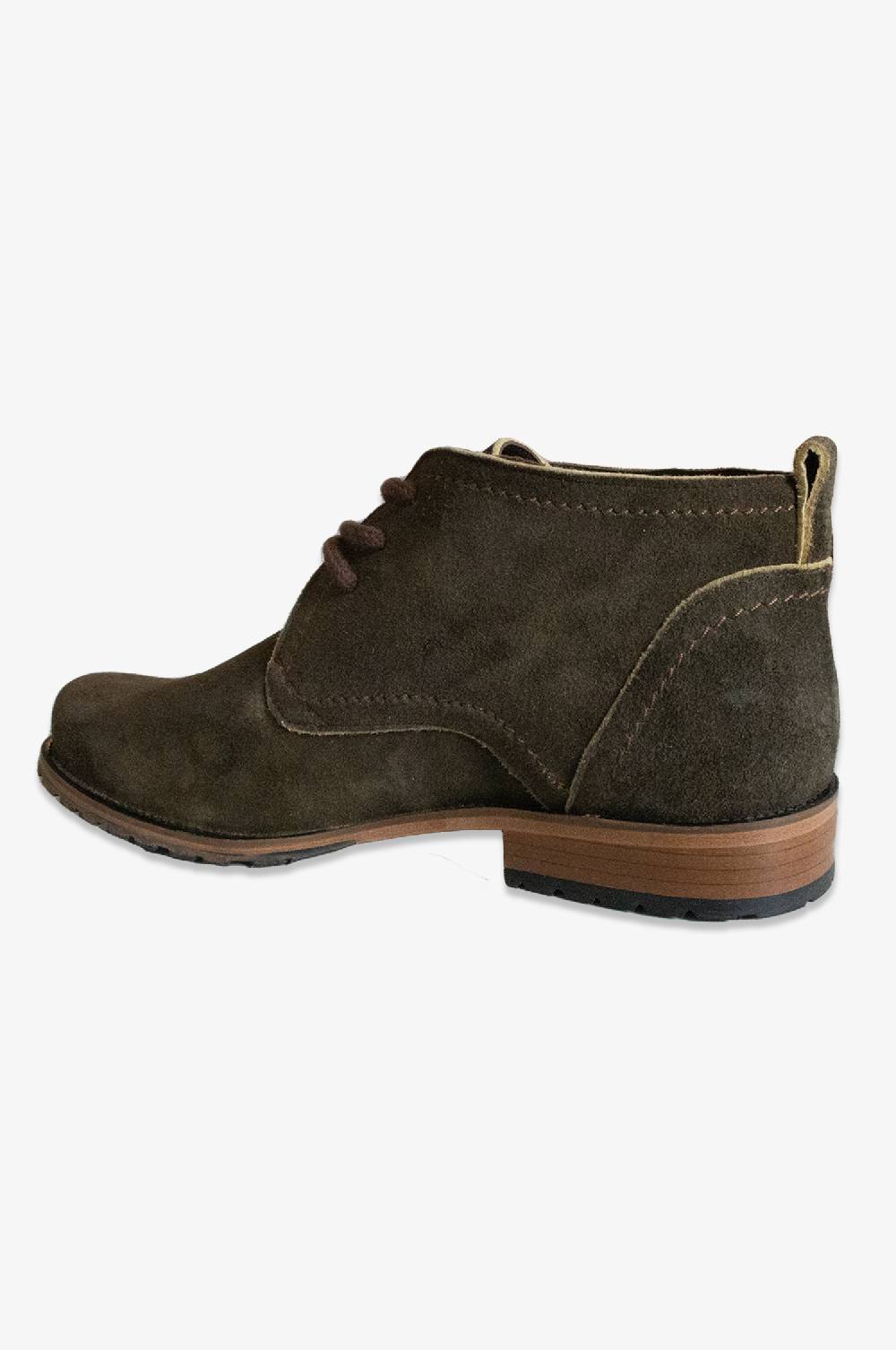 Kinga Mathe Veloursleder Trachtenschuhe In Olive