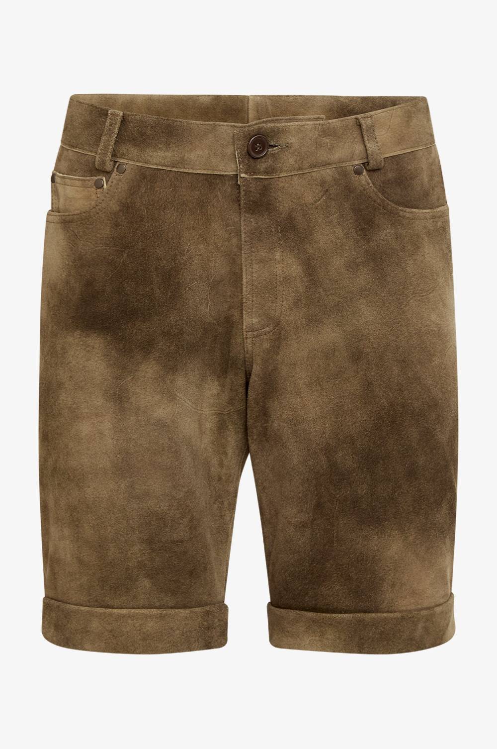 Kinga Mathe Ziegen Lederhose Filip in Grau