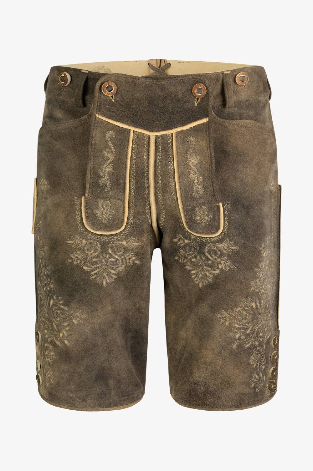 Kinga Mathe Ziegen Lederhose Kaiser in Old Grey