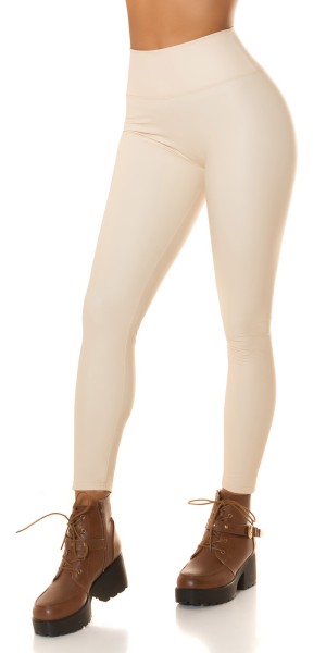 Koucla Curvy Girls Size! Sexy Wetlook Thermo Leggings