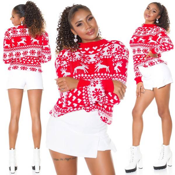 Koucla Christmas Time Oversize Strickpullover