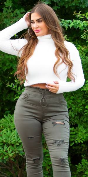 Koucla Curvy Girls! Sexy Slim Fit Fashion Jeans