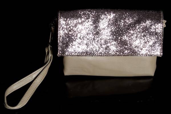 Koucla Glamour Clutch Mit Kette Und Pailletten