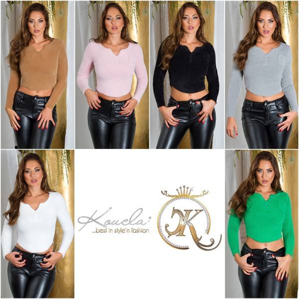 Koucla Kuscheliger Crop Pullover