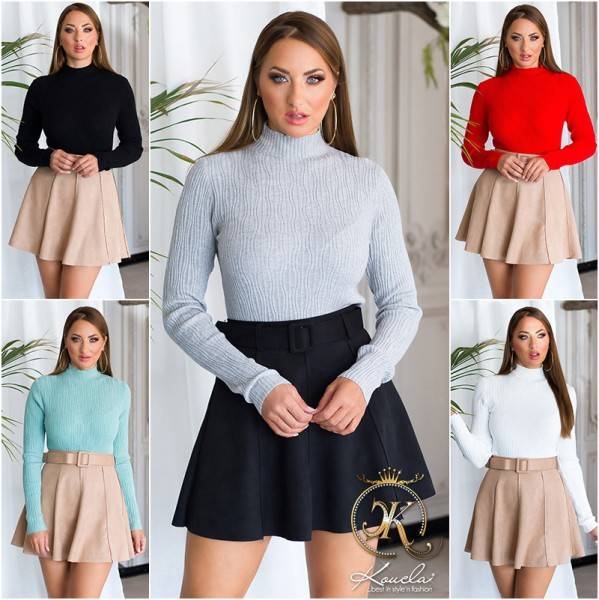 Koucla Kuscheliger Rollkragen Pullover