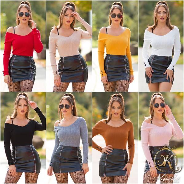 Koucla Kuscheliger V-Pullover