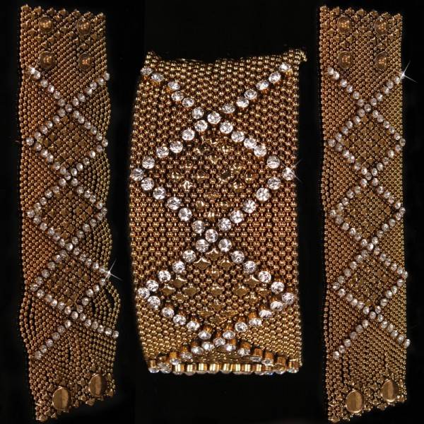 Koucla Luxus Armband Mit Strasssteinen