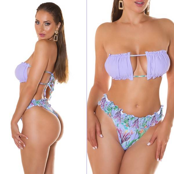 Koucla Sexy 2 Piece Bikini Set Mit Blumenprint