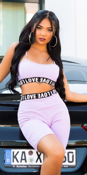 Koucla Sexy 2 Piece Sporty Set LOVE