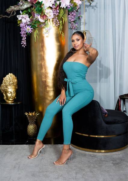 Koucla Sexy Bandeau Ripp Jumpsuit