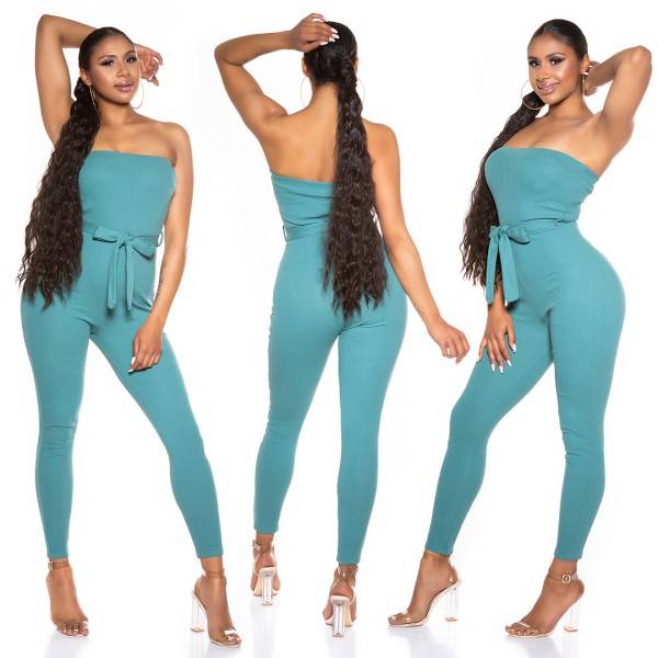 Koucla Sexy Bandeau Ripp Jumpsuit