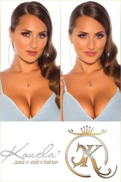 Koucla Sexy Buchstaben Halskette A