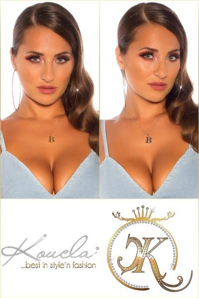 Koucla Sexy Buchstaben Halskette B