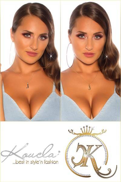 Koucla Sexy Buchstaben Halskette J