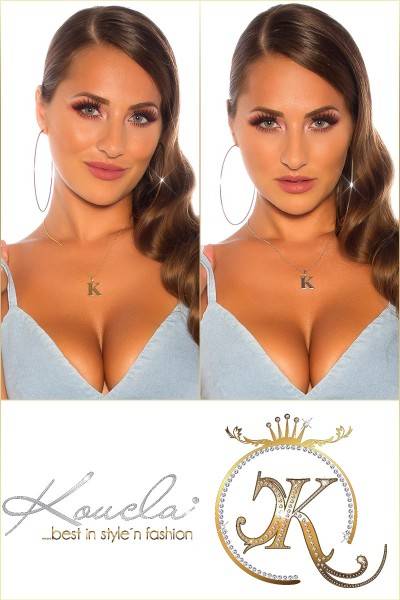 Koucla Sexy Buchstaben Halskette K