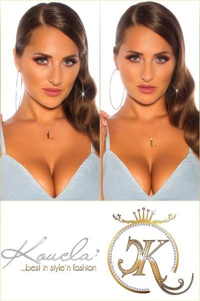 Koucla Sexy Buchstaben Halskette L