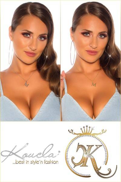 Koucla Sexy Buchstaben Halskette M