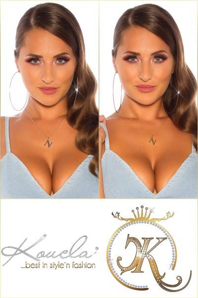 Koucla Sexy Buchstaben Halskette N