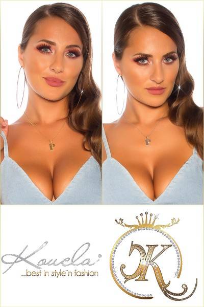 Koucla Sexy Buchstaben Halskette P