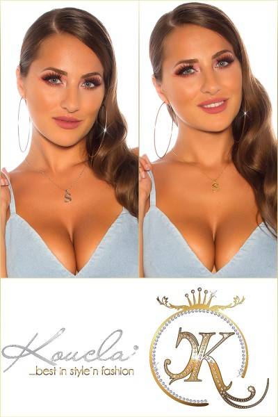 Koucla Sexy Buchstaben Halskette S