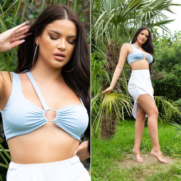 Koucla Sexy Bustier Top Mit Twist Detail