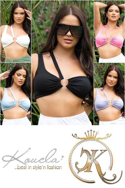 Koucla Sexy Bustier Top Mit Twist Detail