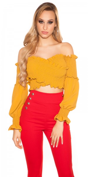 Koucla Sexy Carmen Crop Shirt