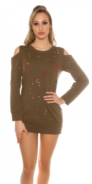 Koucla Sexy Coldshoulder Sweater Used Look