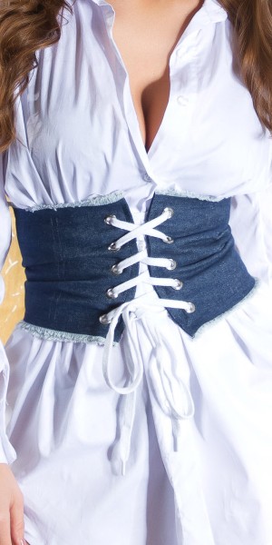 Koucla Sexy Denim Taillengürtel zum Binden