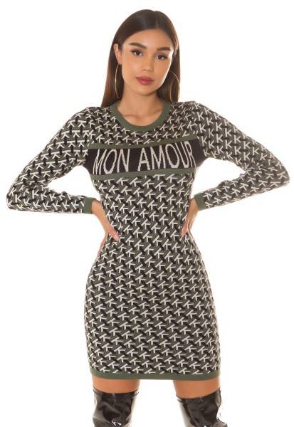 Koucla Sexy Designer Look Strickkleid Mon Amour