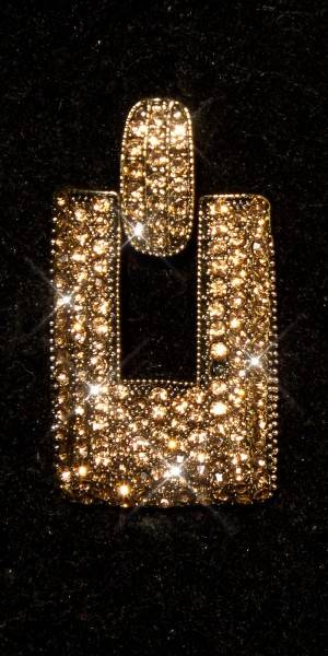 Koucla Sexy Eckige Funkelnde Statement-Ohrringe