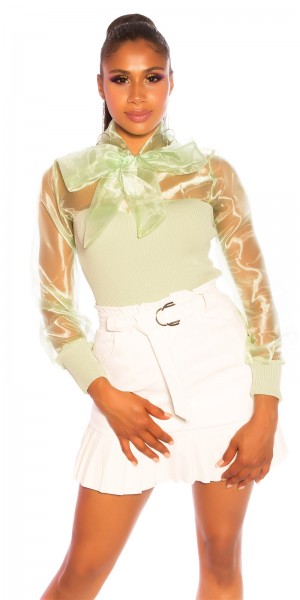 Koucla Sexy Fashionista Highwaist Lederlook Rock
