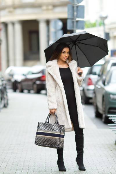 Koucla Sexy Faux-fur Wintermantel