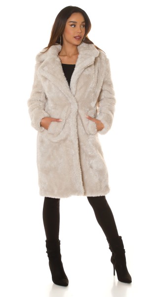 Koucla Sexy Faux-fur Wintermantel