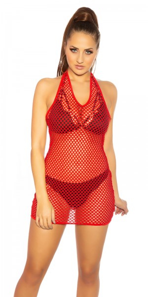 Koucla Sexy Gogo-Netz-Minikleid