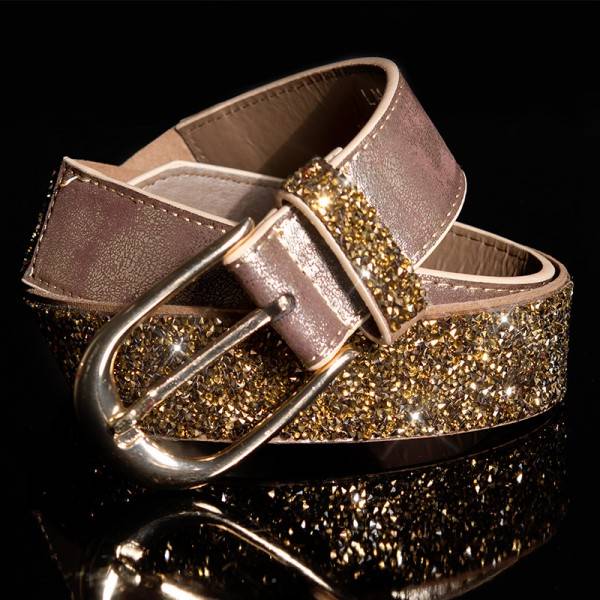 Koucla Sexy Gürtel Mit Pyramidenglitzersteinen