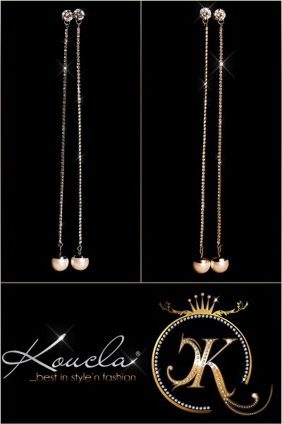 Koucla Sexy Hängeohrstecker Mit Strass