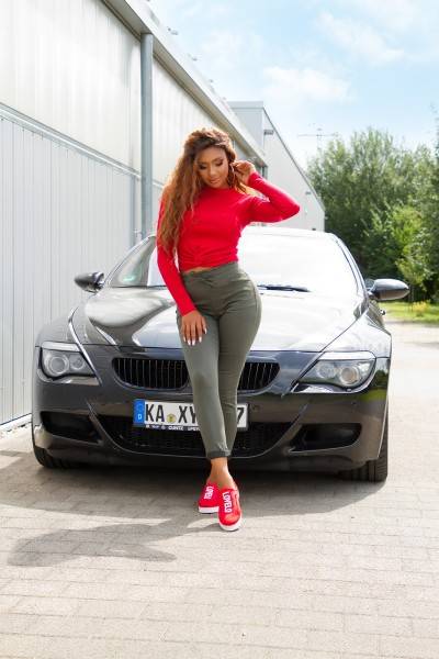 Koucla Sexy High Waist Slim Jeans Mit Kordelzug